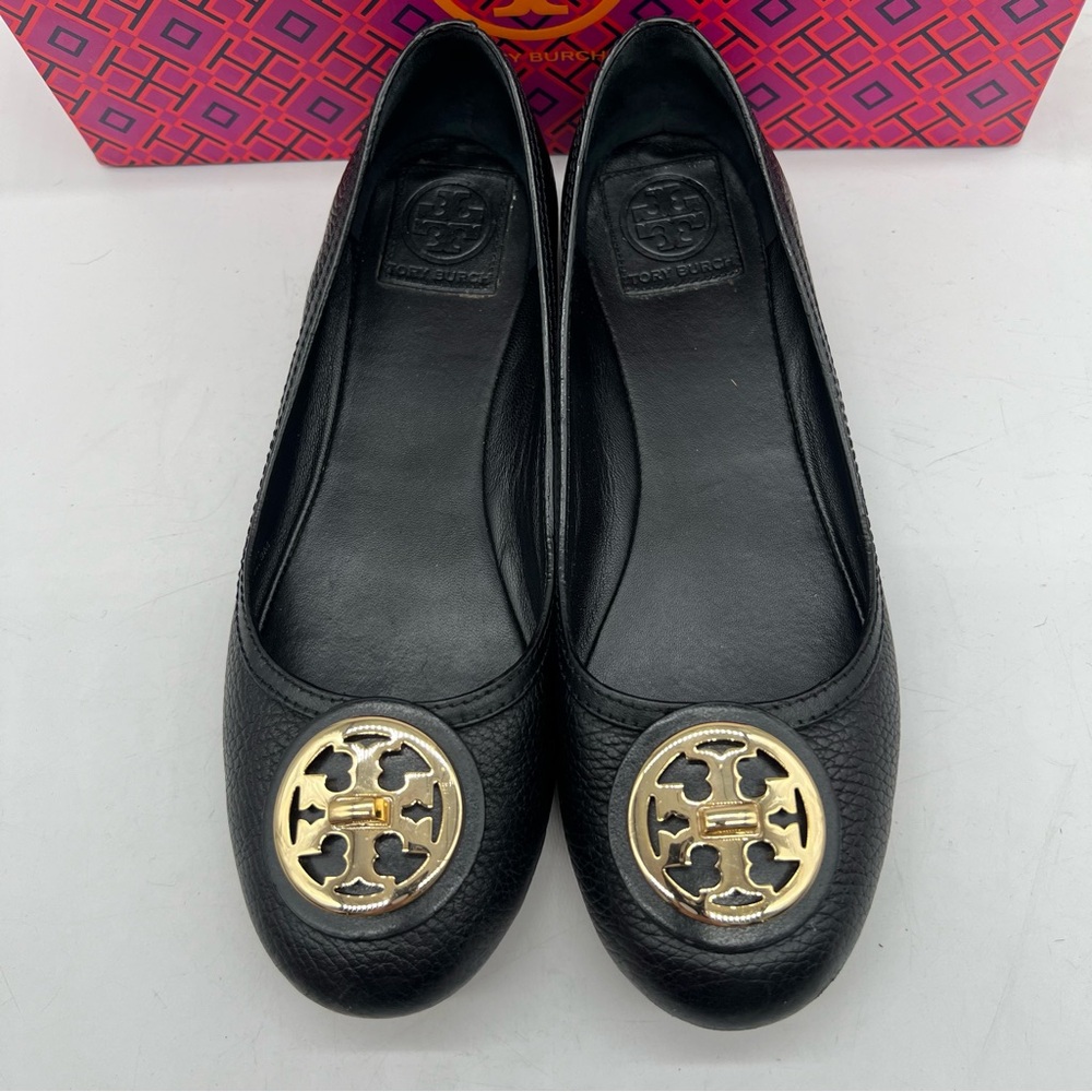 Tory Burch Selma Leather Ballet Flats